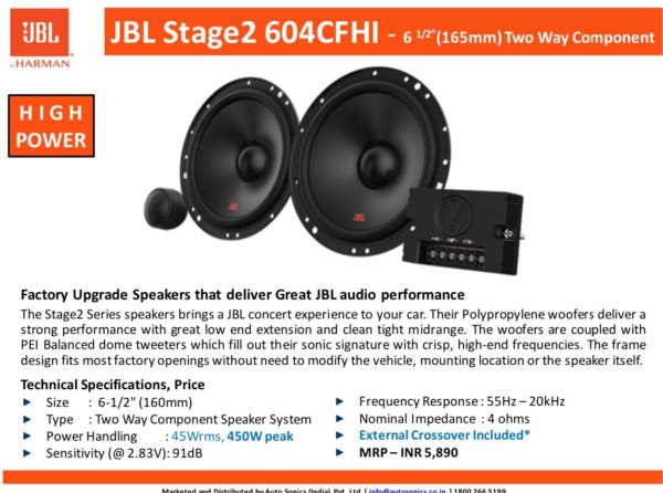 JBL Stage2 604C