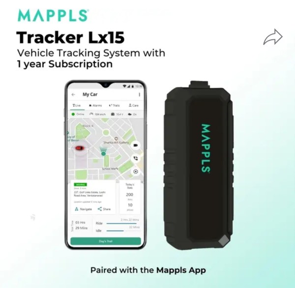 Tracker LX15 GPS Device ( black )