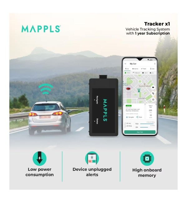 MAPPLS tracker x1 1 year & 3 years Subscription