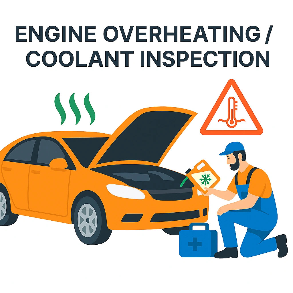 ENGINE OVERHEATING / COOLANT INSPECTION