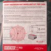 Rat Attack Pro Ultrasonic Car Rat Repellent Device with Flashing LED Lights | Non-Toxic | Easy Installation | 1-Year Warranty